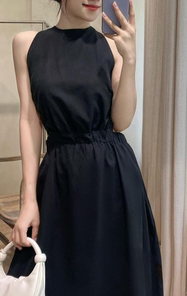  Andrea Dress - Đầm Hở Lưng Chéo Dây D550 