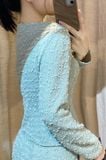  Kaly Set - Set Áo Khoác Và Chân Váy Tweed 