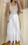  Eirlys Dress - Đầm maxi 2 dây chun eo D729 