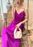  Rosalie Dress - Đầm Lụa 2 Dây Cổ Đổ LA45 