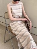  Kalia Dress - Đầm sát nách linen D985 