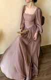  Cinderella Dress - Đầm Corset Cổ Điển Tay Phồng DR0124 