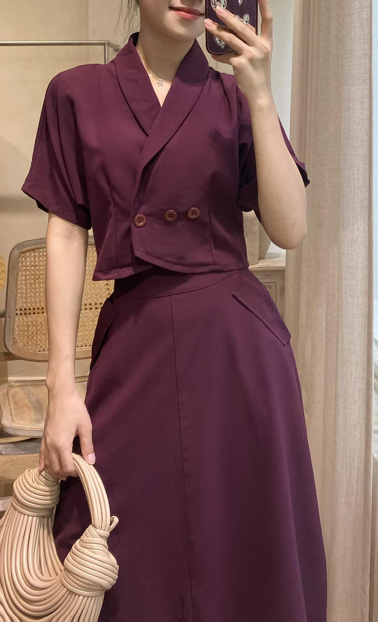  Alina Set - Set Áo Và Chân Váy 