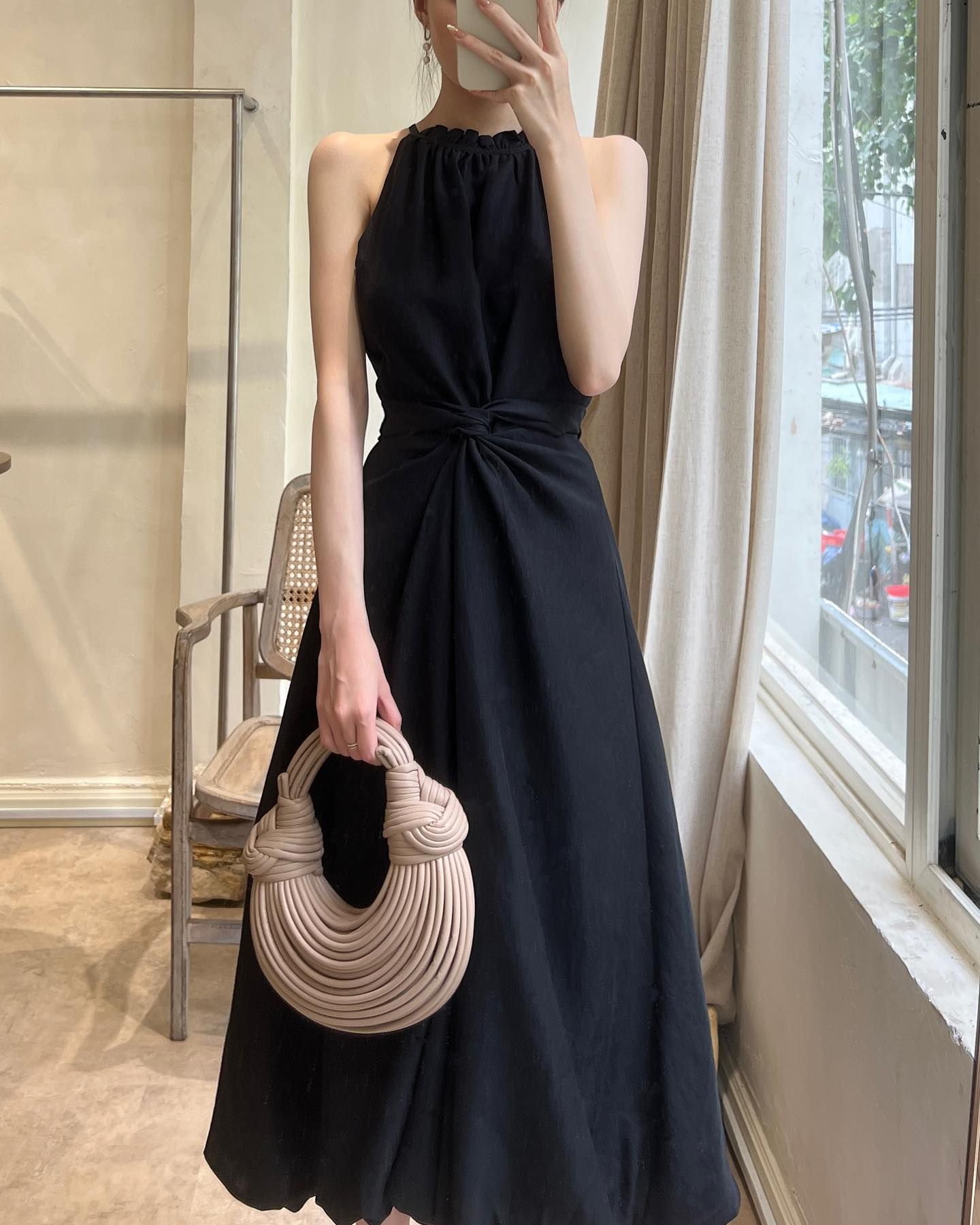  Amanda Dress - Đầm Cổ Yếm Xoắn Eo DR1923 