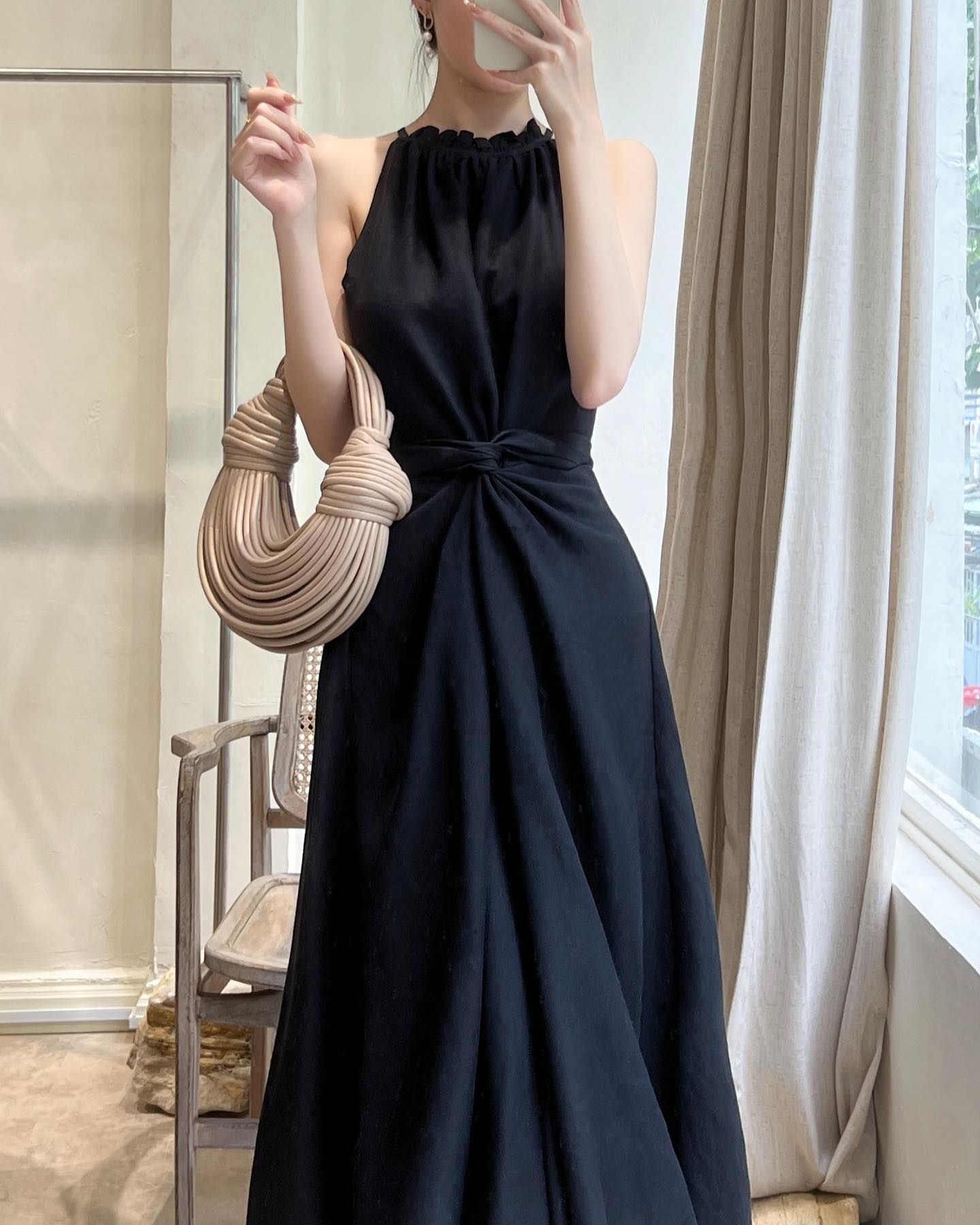  Amanda Dress - Đầm Cổ Yếm Xoắn Eo DR1923 