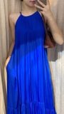  Willa Dress - Đầm lụa cổ yếm cột dây sau LA24 