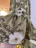  Valerie Dress - Đầm sát nách xô lụa in hoa lớn - D608 