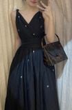  Nala Dress - Đầm Xoắn Vai Thêu Tay E29 