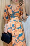  Haisley Dress - Đầm cổ V tay phồng  - D662 