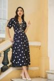  Sani Dress - Đầm Chấm Bi Cổ Điển D931 