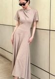  Lucin Dress - Đầm Cổ Đổ Tay Ngắn D999 