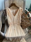  Lara - Đầm xô lụa sát nách -  ( Đầm mẹ ) D620 