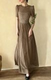  Belle Lace Dress - Đầm Corset Cổ Điển Tay Ngắn Q003 