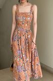  Floris Dress - Đầm Linen 2 Dây L43 