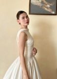  Claudette Dress - Đầm Thiết Kế Vintage QE001 