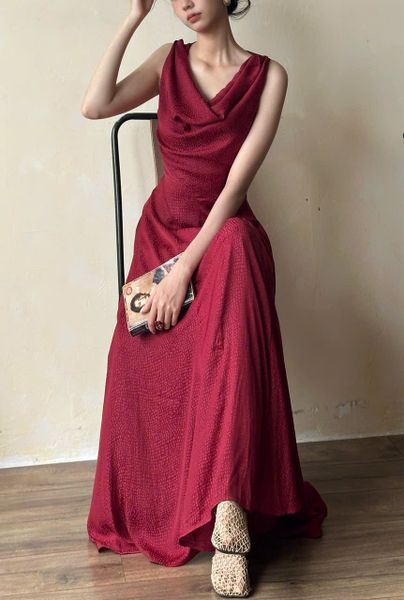  Loulette Dress - Đầm Cổ Đổ Thiết Kế D0138 
