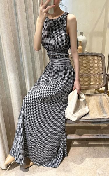  Keelin Set - Set áo và chân váy caro D963 