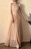  Stella Dress - Đầm Ren Cổ Vuông D0132 
