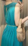  Calista Dress - Đầm xô lụa xếp ly ngực D743 