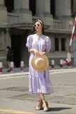  Đầm maxi suông tay ngắn - D713 