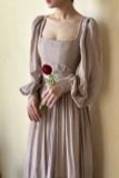  Cinderella Dress - Đầm Corset Cổ Điển Tay Phồng DR0124 