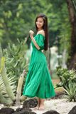  Callie Dress - Đầm cổ vuông nhấn eo 4 tầng D02 