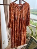  Brocades Dress - Đầm Maxi Hoạ Tiết Thổ Cẩm - D24 