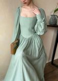  Cinderella Dress - Đầm Corset Cổ Điển Tay Phồng DR0124 