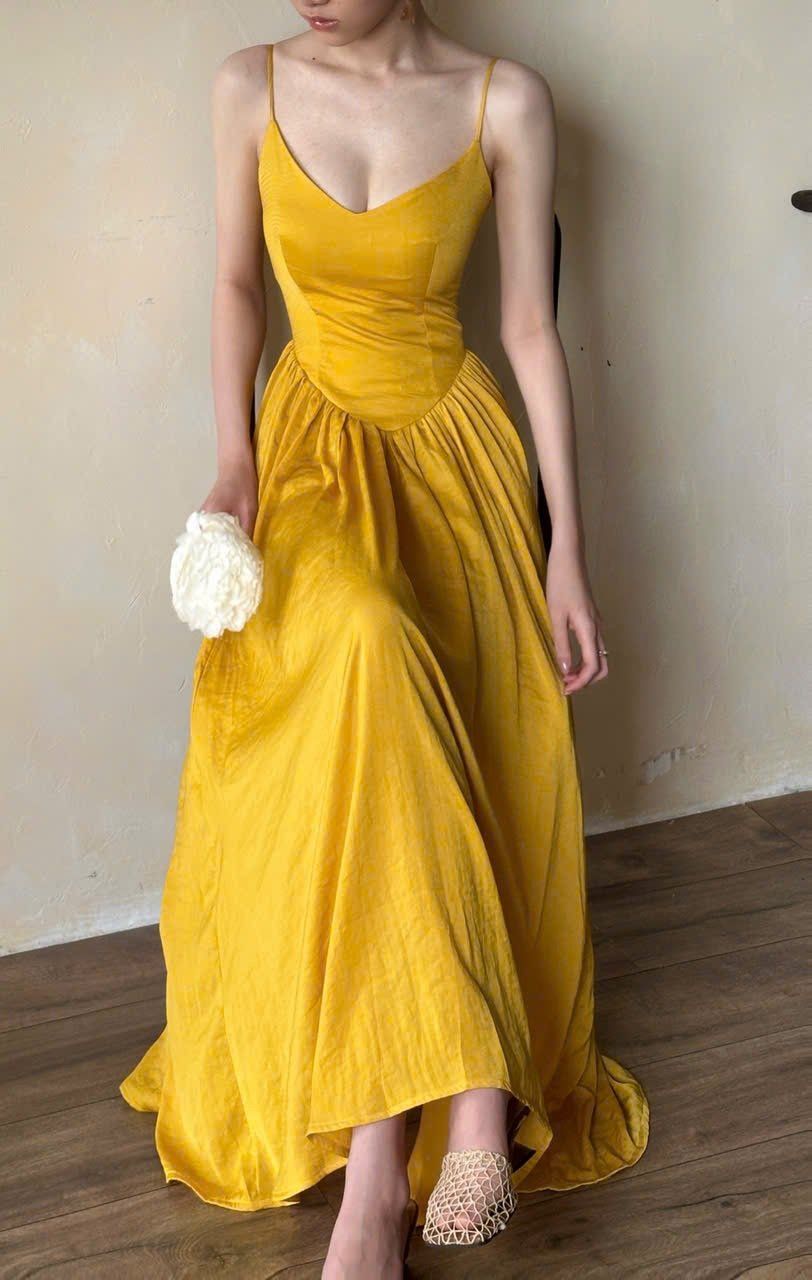  Sophia Dress - Đầm Corset Dáng Dài D1017 