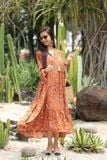  Brocades Dress - Đầm Maxi Hoạ Tiết Thổ Cẩm - D24 