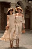  Rowan Dress - Đầm xô lụa sát nách trắng D55 