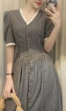  Jane Dress - Đầm Viền Cổ Tay Ngắn L36 