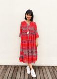  June Dress - Đầm họa tiết thổ cẩm D533 
