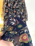  Eleanor Dress - Đầm voan tay dài in Hoa D03 