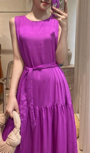  Emmie Dress - Đầm sát nách lụa các màu - D634 