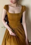  Adela Dress - Đầm Corset Cổ Điển Tay Hến V21 