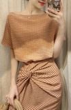  Mary Set - Set Áo Và Chân Váy Xoắn Eo L03 