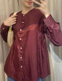  Áo Sơ Mi Tơ Tay Dài A008 