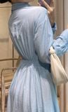  Hally Dress - Đầm Sơ Mi Tay Dài E59 