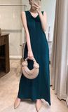  Dahlia Dress - Đầm Suông Cổ Tim dập li LA18 