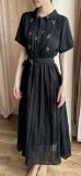  Nami Dress - Đầm Cổ Sen Thêu Tay E79 