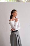  Aimé Skirt - Chân Váy Dạ Xếp Li C08 
