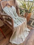  Nami Dress - Đầm Cổ Sen Thêu Tay E79 