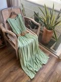  Calista Dress - Đầm xô lụa xếp ly ngực D743 