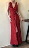  Dela Lace Dress - Đầm Cổ V Xẻ Tà V31 