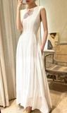  Ela Dress - Đầm Midi Cổ V Xếp Ly V09 