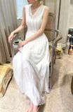  Ela Dress - Đầm Midi Cổ V Xếp Ly V09 