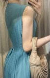  Ela Dress - Đầm Midi Cổ V Xếp Ly V09 