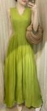  Ela Dress - Đầm Midi Cổ V Xếp Ly V09 