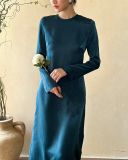  Eudora Silk Dress - Đầm Lụa Tay Dài D1008 